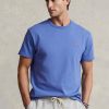 T-shirts bleus Ralph Lauren en jersey épais coupe classique pour homme T-shirts bleus Ralph Lauren en jersey épais coupe classique pour homme