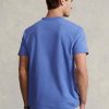 T-shirts bleus Ralph Lauren en jersey épais coupe classique pour homme T-shirts bleus Ralph Lauren en jersey épais coupe classique pour homme