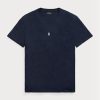 T-shirts à col ras du cou slim fit bleu marine pour homme Ralph Lauren T-shirts à col ras du cou slim fit bleu marine pour homme Ralph Lauren