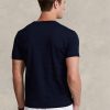 T-shirts à col ras du cou slim fit bleu marine pour homme Ralph Lauren T-shirts à col ras du cou slim fit bleu marine pour homme Ralph Lauren