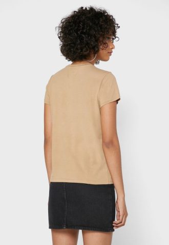 T-shirts à col rond et logo Ralph Lauren marron pour femme T-shirts à col rond et logo Ralph Lauren marron pour femme