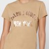 T-shirts à col rond et logo Ralph Lauren marron pour femme T-shirts à col rond et logo Ralph Lauren marron pour femme