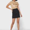 T-shirts à col rond et logo Ralph Lauren marron pour femme T-shirts à col rond et logo Ralph Lauren marron pour femme