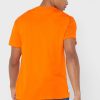 T-shirts à col rond orange avec logo Ralph Lauren pour hommes