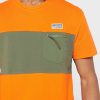 T-shirts à col rond orange avec logo Ralph Lauren pour hommes T-shirts à col rond orange avec logo Ralph Lauren pour hommes