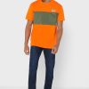 T-shirts à col rond orange avec logo Ralph Lauren pour hommes T-shirts à col rond orange avec logo Ralph Lauren pour hommes
