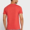 T-shirts à col rond rouges avec slogan Ralph Lauren pour hommes T-shirts à col rond rouges avec slogan Ralph Lauren pour hommes