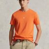 T-shirts à col rond slim fit orange Ralph Lauren pour homme T-shirts à col rond slim fit orange Ralph Lauren pour homme