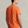 T-shirts à col rond slim fit orange Ralph Lauren pour homme T-shirts à col rond slim fit orange Ralph Lauren pour homme