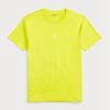 T-shirts jaunes à col ras du cou et coupe slim pour homme Ralph Lauren