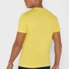 T-shirts jaunes à col ras du cou et logo poitrine Ralph Lauren pour homme