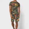 T-shirts multicolores à col ras du cou et motif camouflage Ralph Lauren pour homme T-shirts multicolores à col ras du cou et motif camouflage Ralph Lauren pour homme