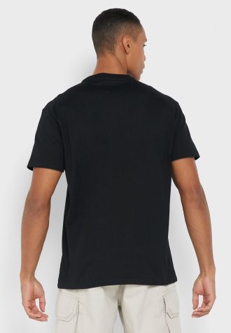 T-shirts noirs à col ras du cou avec logo Ralph Lauren pour hommes
