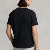 T-shirts noirs à col ras du cou en jersey coupe classique Ralph Lauren pour homme T-shirts noirs à col ras du cou en jersey coupe classique Ralph Lauren pour homme