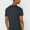 T-shirts noirs à col ras du cou et logo poitrine Ralph Lauren pour homme T-shirts noirs à col ras du cou et logo poitrine Ralph Lauren pour homme