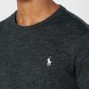T-shirts noirs à col ras du cou et logo poitrine Ralph Lauren pour homme T-shirts noirs à col ras du cou et logo poitrine Ralph Lauren pour homme