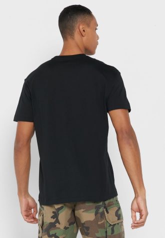 T-shirts noirs à col rond Ralph Lauren Essential pour hommes
