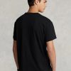 T-shirts noirs en jersey Big Pony pour homme Ralph Lauren Classic Fit T-shirts noirs en jersey Big Pony pour homme Ralph Lauren Classic Fit