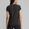 T-shirts noirs en jersey de coton avec logo Ralph Lauren pour femme