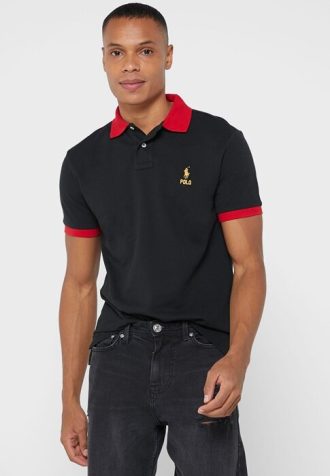T-shirts noirs essentiels Ralph Lauren pour hommes
