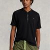T-shirts noirs Ralph Lauren Slim Fit Performance Jersey pour hommes T-shirts noirs Ralph Lauren Slim Fit Performance Jersey pour hommes