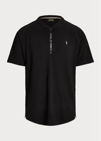 T-shirts noirs Ralph Lauren Slim Fit Performance Jersey pour hommes