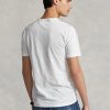 T-shirts Polo Country blancs Ralph Lauren pour hommes, coupe ajustée et personnalisée