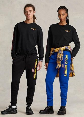 T-shirts Polo Sport Ralph Lauren noirs pour hommes, coupe classique