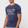 T-shirts ras du cou bleu marine avec logo Ralph Lauren pour homme