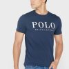 T-shirts ras du cou bleu marine avec logo Ralph Lauren pour homme