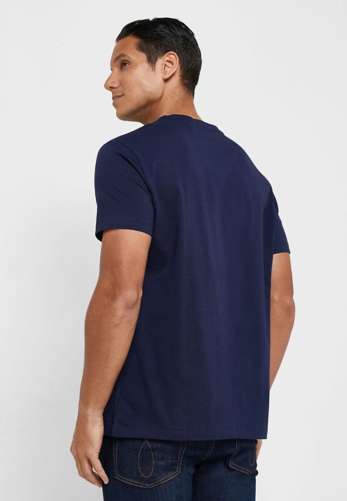 T-shirts ras du cou bleu marine avec logo Ralph Lauren pour homme