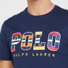T-shirts ras du cou bleu marine avec logo Ralph Lauren pour homme