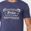 T-shirts ras du cou bleu marine avec logo Ralph Lauren pour homme
