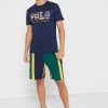 T-shirts ras du cou bleu marine avec logo Ralph Lauren pour homme