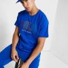 T-shirts ras du cou bleus avec logo Ralph Lauren pour hommes