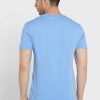 T-shirts ras du cou bleus avec logo Ralph Lauren pour hommes T-shirts ras du cou bleus avec logo Ralph Lauren pour hommes