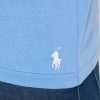 T-shirts ras du cou bleus avec logo Ralph Lauren pour hommes T-shirts ras du cou bleus avec logo Ralph Lauren pour hommes