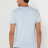 T-shirts ras du cou bleus imprimés Ralph Lauren pour hommes