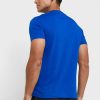 T-shirts ras du cou bleus Ralph Lauren Essential pour hommes