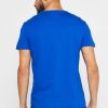 T-shirts ras du cou bleus Ralph Lauren Essential pour hommes T-shirts ras du cou bleus Ralph Lauren Essential pour hommes