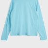 T-shirts ras du cou bleus Ralph Lauren pour femmes T-shirts ras du cou bleus Ralph Lauren pour femmes