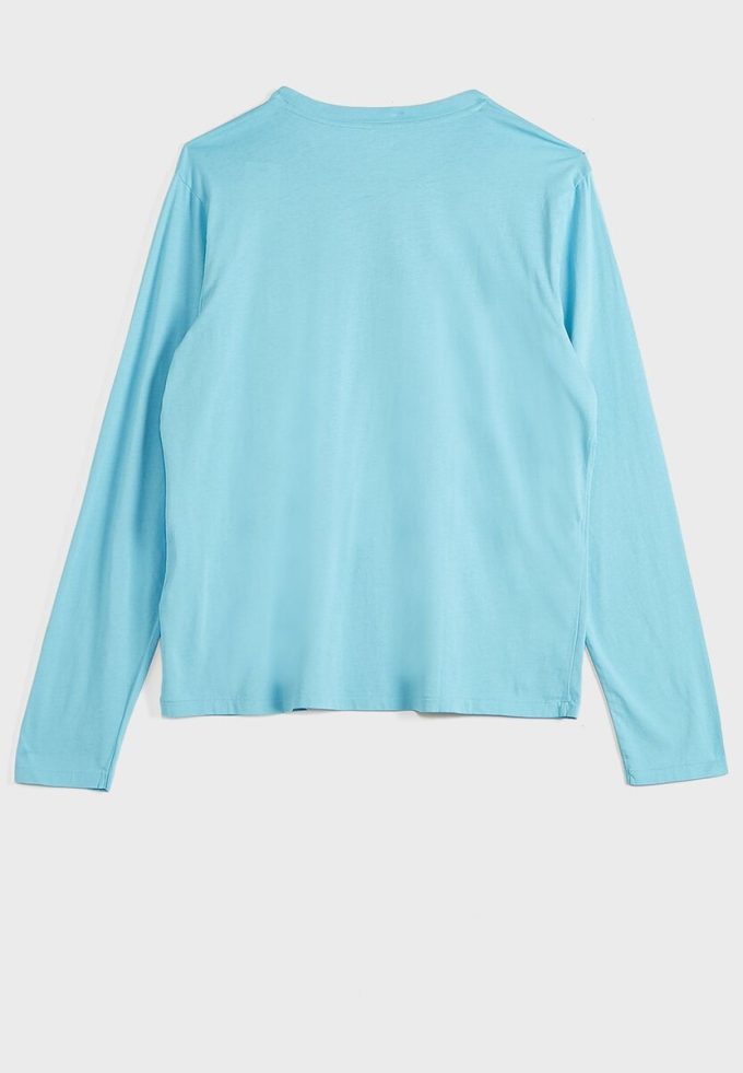T-shirts ras du cou bleus Ralph Lauren pour femmes T-shirts ras du cou bleus Ralph Lauren pour femmes