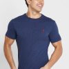 T-shirts ras du cou essentiels bleu marine Ralph Lauren pour homme T-shirts ras du cou essentiels bleu marine Ralph Lauren pour homme