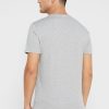 T-shirts ras du cou gris avec logo Ralph Lauren pour homme