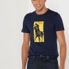 T-shirts ras du cou imprimés bleu marine Ralph Lauren pour homme