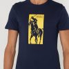 T-shirts ras du cou imprimés bleu marine Ralph Lauren pour homme