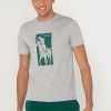 T-shirts ras du cou imprimés gris Ralph Lauren pour hommes