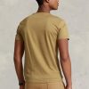 T-shirts ras du cou slim fit marron pour homme Ralph Lauren
