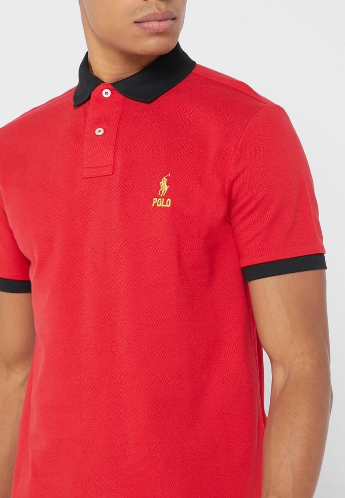 T-shirts rouges essentiels Ralph Lauren pour hommes