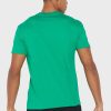 T-shirts verts à col ras du cou avec logo Ralph Lauren pour hommes T-shirts verts à col ras du cou avec logo Ralph Lauren pour hommes